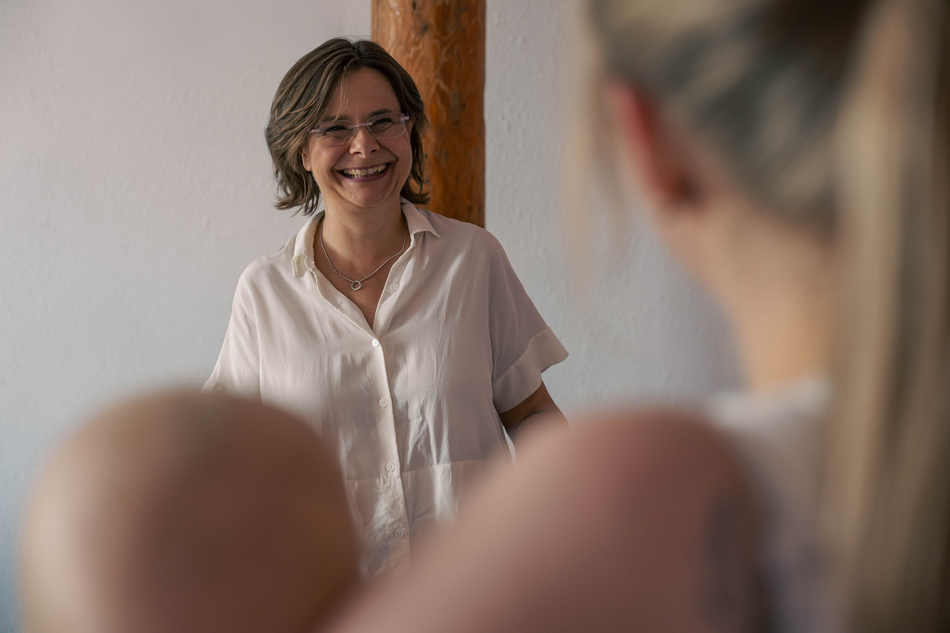Hebamme im Striegistal im Beratingsgespärch